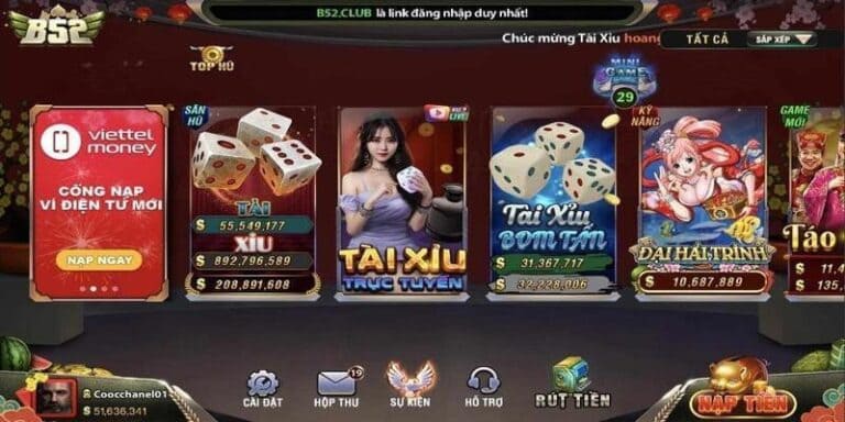 Công game B52 Club hoạt động uy tín, hợp pháp