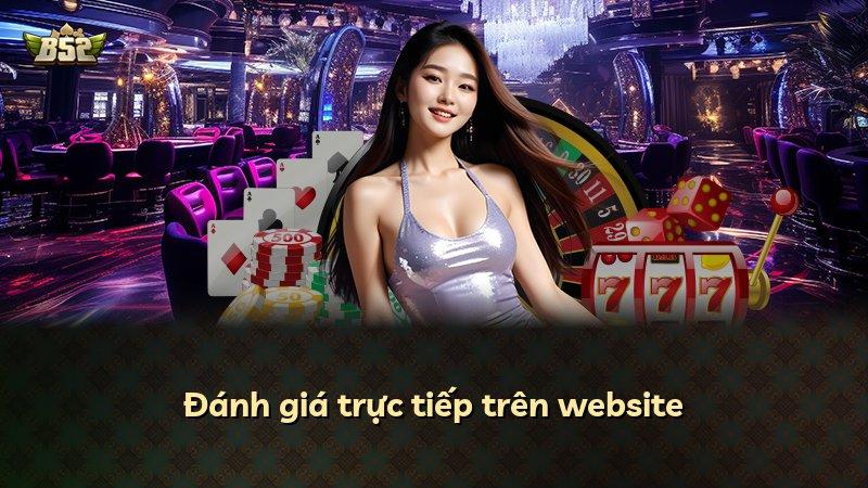 Đánh giá trực tiếp trên website